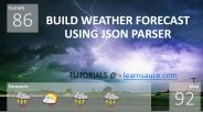 Build a Weather Forecast Tutorial