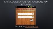 Fare Calculator Tutorial