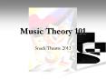 Music Theory 101 PowerPoint PPT Presentation