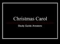 Christmas Carol PowerPoint PPT Presentation