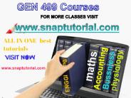 GEN 499 Academic Success /snaptutorial