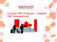 Canada PNP Program - Canada PNP Nominations