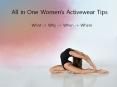 All in One Women's Activewear Tips