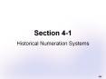 Historical Numeration Systems PowerPoint PPT Presentation