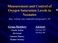 Measurement and Control of Oxygen Saturation Levels in Neonates PowerPoint PPT Presentation