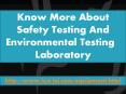 Safety Testing Laboratory PowerPoint PPT Presentation