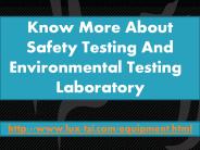 Safety Testing Laboratory