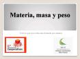 Materia, masa y peso PowerPoint PPT Presentation