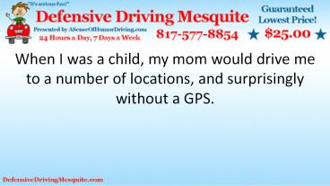 Benefits of GPS