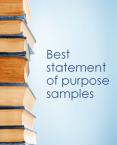 Statement of Purpose Samples PowerPoint PPT Presentation