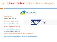 sap ps (project system)online training in usa,uk