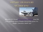 airport transfers melbourne