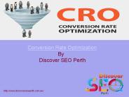 Conversion Rate Optimisation Perth