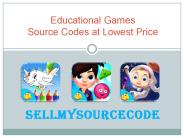 Educational Games Source Codes at Lowest Price