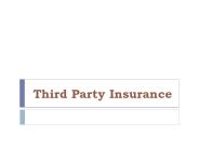 Motor Third-Party Insurance