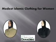 Modest Islamic Clothing for Women