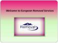 Removals to Spain | European Removals Services PowerPoint PPT Presentation