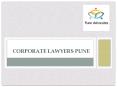 Corporate Lawyers Pune PowerPoint PPT Presentation