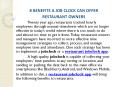 8 Benefits a Job clock Can Offer Restaurant Owners PowerPoint PPT Presentation