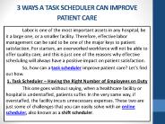 3 Ways A Task Scheduler Can Improve Patient Care