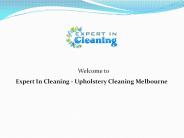 Upholstery Cleaning Melbourne