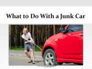 What to Do With a Junk Car