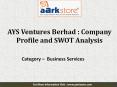 SWOT Analysis of AYS Ventures Berhad: Aarkstore.com PowerPoint PPT Presentation