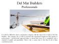 Del Mar Builders (1) PowerPoint PPT Presentation