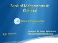 bank of maharashtra chennai PowerPoint PPT Presentation