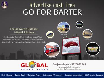 Interactive Outdoor Ads in India  - Global Advertisers