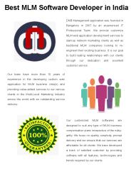 best mlm software solution development company in india