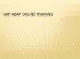 Best sapABAP online training  in india | sapABAP online training london PowerPoint PPT Presentation