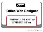 Web Design Comapny Officewebdesigner