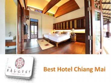 Thai Style Hotel Chiang Mai (1)