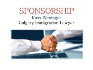 Russ Weninger For Sporsorship Through Canada