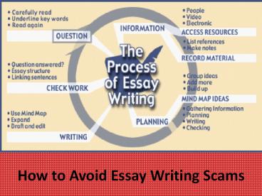 How to Avoid Essay Writing Scams