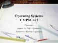 Operating Systems CMPSC 473 PowerPoint PPT Presentation