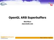 OpenGL ARB Superbuffers