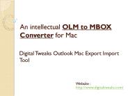 Intellectual OLM to MBOX Converter