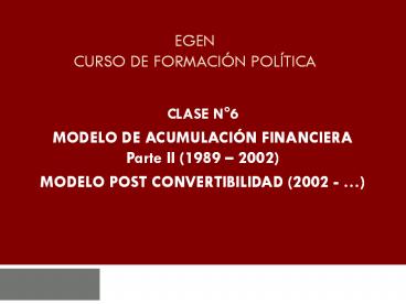 EGEN CURSO DE FORMACI