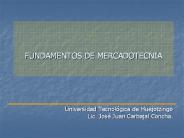 FUNDAMENTOS DE MERCADOTECNIA
