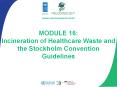 MODULE 16: Incineration of Healthcare Waste and the Stockholm Convention Guidelines PowerPoint PPT Presentation