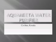 Save water Aquaneeta Water Purifier