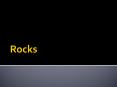 Rocks PowerPoint PPT Presentation