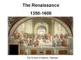 The Renaissance PowerPoint PPT Presentation