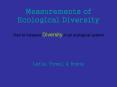 Measurements of Ecological Diversity How to measure Diversity in an ecological system  Laila, Vimal, PowerPoint PPT Presentation