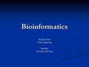 Bioinformatics