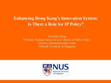 Enhancing Hong Kong
