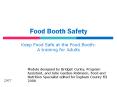 Food Booth Safety PowerPoint PPT Presentation