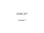 ENM 207